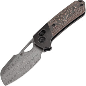 Navaja Kansept Knives Nahual Crossbar Lock Copper CF K2125V3