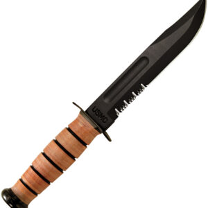 Cuchillo Ka-Bar USMC Fighter Serrated 1218