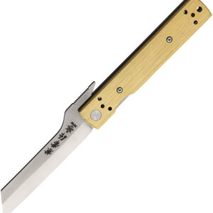 Cuchillo Kanetsune Brushed Brass Linerlock KB-561