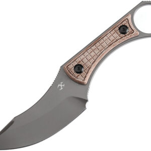 Navaja Kansept Knives Niko Fixed Blade Brown Mic G004A8