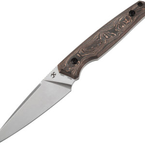 Navaja Kansept Knives Parr Fixed Blade Copper CF G011A2