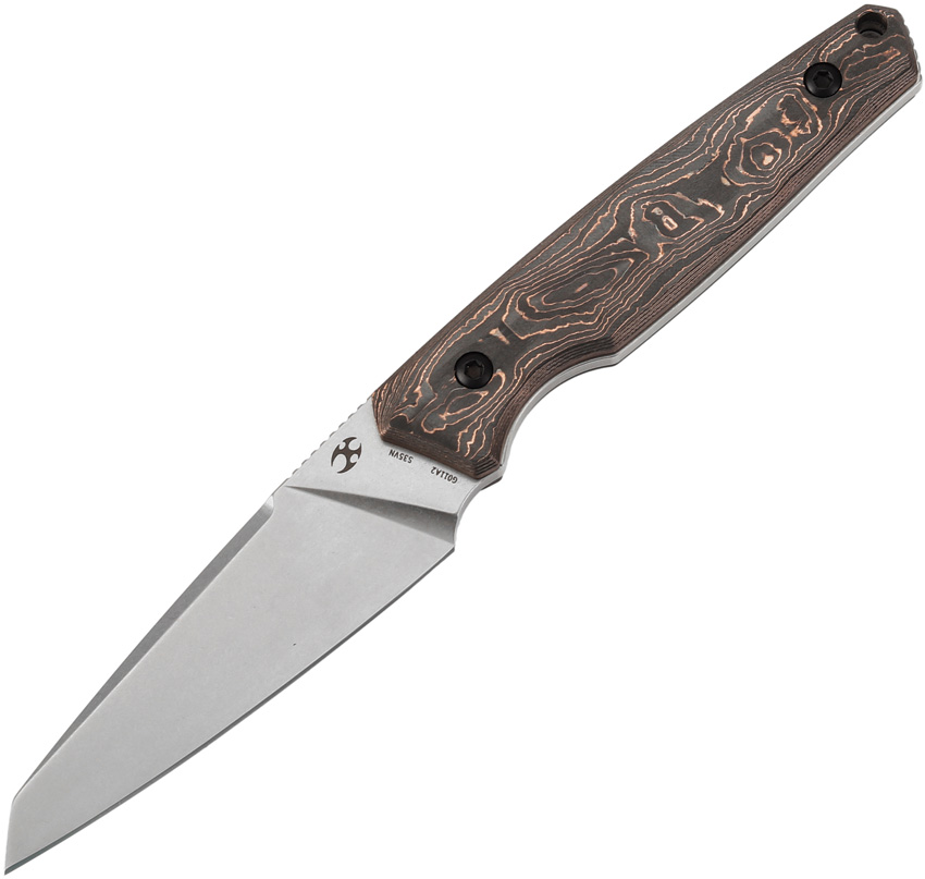 Navaja Kansept Knives Parr Fixed Blade Copper Cf G011A2