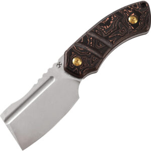 Navaja Kansept Knives Korvid S Fixed Blade Copper CF G2030A7