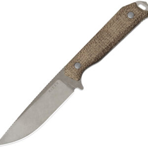 Navaja Kizer Cutlery Begleiter Fixed Blade Burlap 1045MD1