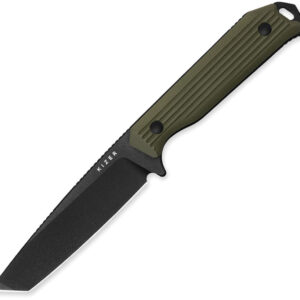 Navaja Kizer Cutlery Begleiter Fixed Blade Green 1045MT2