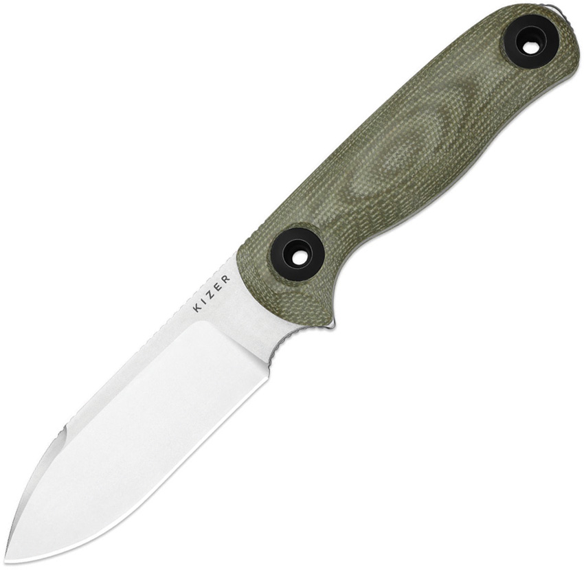 Navaja Kizer Cutlery Drop Bear Fixed Blade Green 1101A2