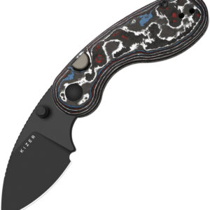 Navaja Kizer Cutlery Microbe Button Linerlock CF KI2742A2