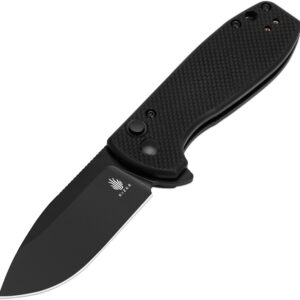 Navaja Kizer Cutlery Amicus Button Lock Black G10 L3002A1