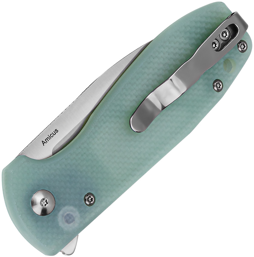 Navaja Kizer Cutlery Amicus Button Lock Jade L3002A2 - Image 2