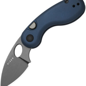 Navaja Kizer Cutlery Microbe Button Linerlock Blue V2742A1