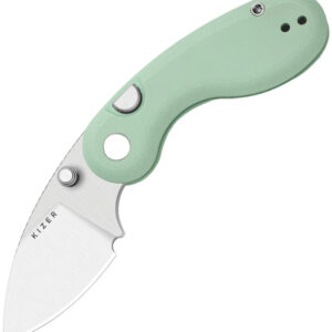 Navaja Kizer Cutlery Microbe Button Linerlock Grn V2742A4