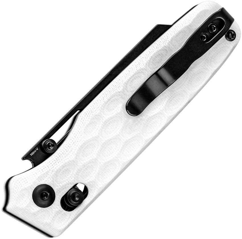 Navaja Kizer Cutlery Task Clutch Lock White V3641A1 - Image 2