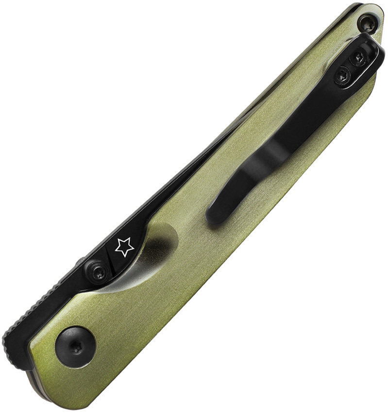 Navaja Kizer Cutlery Shot Linerlock Green Alum V3677C2 - Image 2