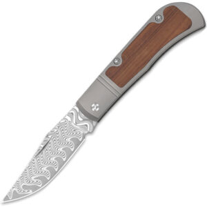 Navaja Kizer Cutlery Trestle Slip Joint Damascus V3761A2
