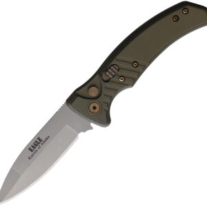 Navaja automática Knives Of Alaska Auto Eagle Button Lock Blk/OD 00940FG