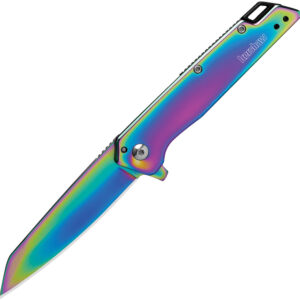 Navaja Kershaw Misdirect Framelock Rainbow 1365RBW