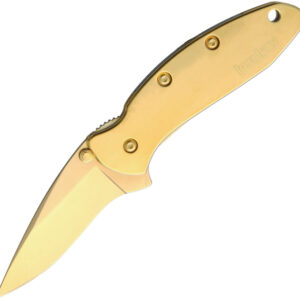 Navaja Kershaw Chive Framelock A/O Gold 1600G