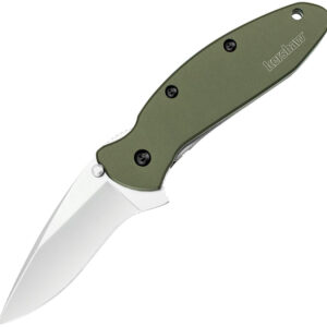 Navaja Kershaw Scallion Linerlock A/O Green 1620OL