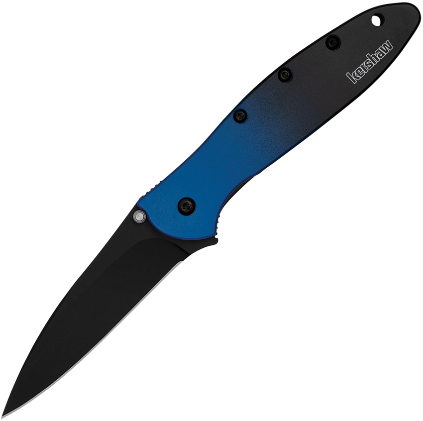 Navaja Kershaw Leek Linerlock Blue Magna Cut 1660Gblublk