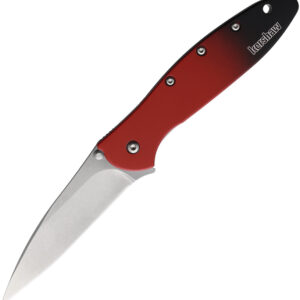 Navaja Kershaw Leek Linerlock Red Magna Cut 1660GRD