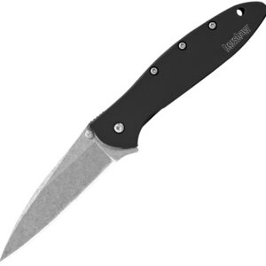 Navaja Kershaw Leek Linerlock A/O Black SW 1660SWBLK