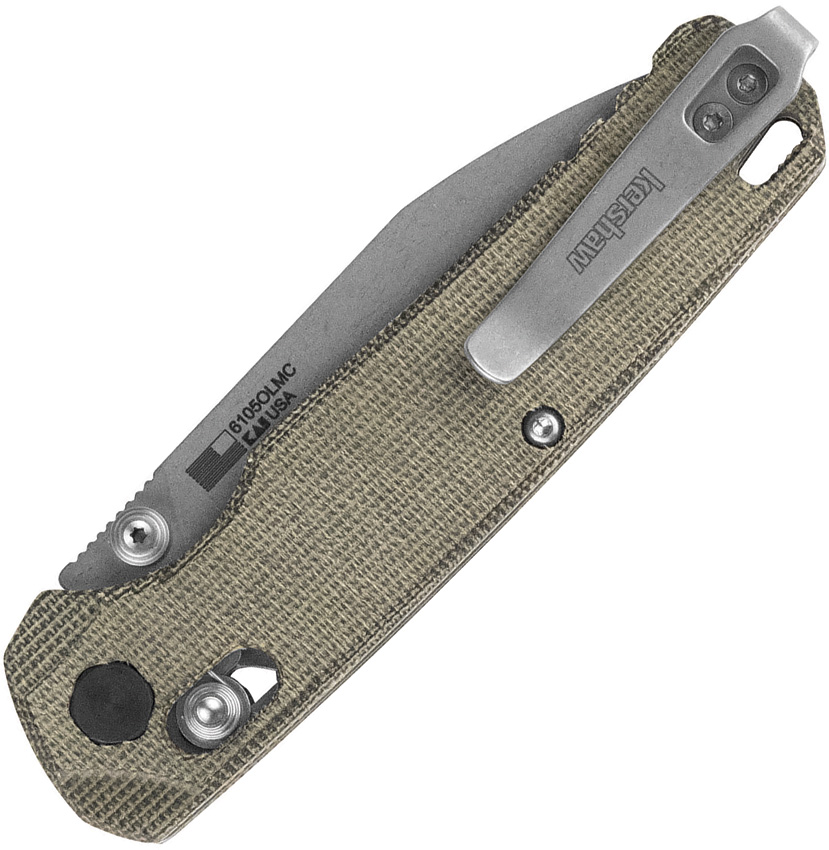 Navaja Kershaw Bel Air Duralock Green Mic 6105Olmc - Image 2