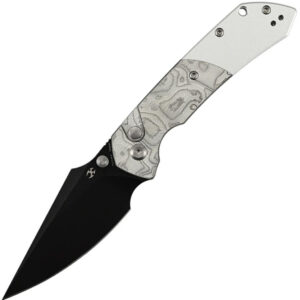 Navaja Kansept Knives Fenrir Button Lock Alum Foil T1034B3