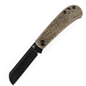 Navaja Kansept Knives Bevy Slip Joint Brown Micarta T2026F3