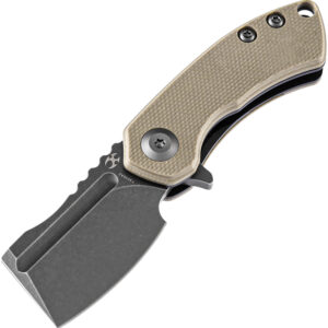 Navaja Kansept Knives Mini Korvid Linerlock Tan T3030A2
