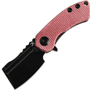 Navaja Kansept Knives Mini Korvid Linerlock Red Mic T3030M2