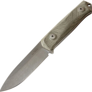 Cuchillo LionSTEEL B41 Bushcraft Green Micarta B41 CVG
