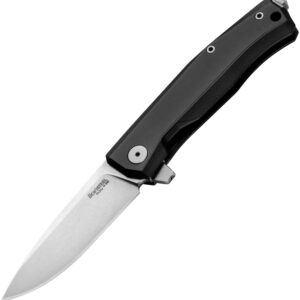 Navaja LionSTEEL Myto Framelock Aluminum Black MT01A BS