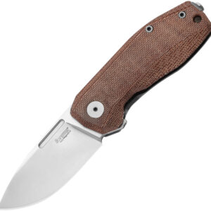 Navaja LionSTEEL Nano Framelock Natural Micarta NA01 CVN