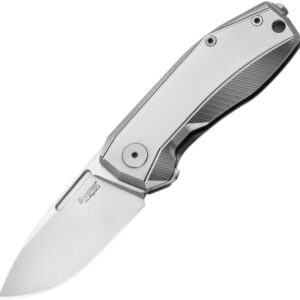 Navaja LionSTEEL Nano Framelock Gray Ti NA01 GY