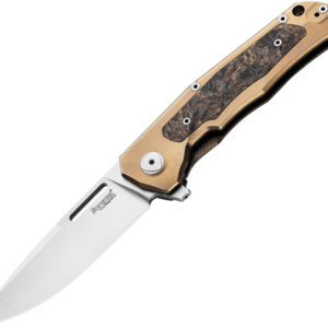 Navaja LionSTEEL Q4TTRO Framelock Brn Ti Q4 BR