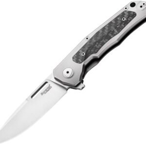 Navaja LionSTEEL Q4TTRO Framelock Gray Ti Q4 GY
