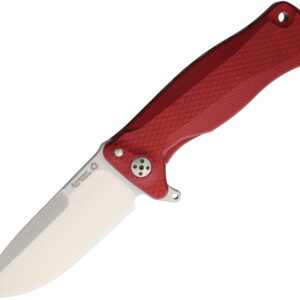 Navaja LionSTEEL SR11 Satin Red Framelock SR11A RS