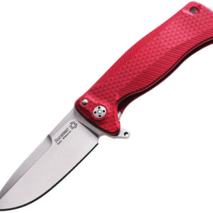Navaja LionSTEEL SR22 Framelock Red Satin SR22A RS