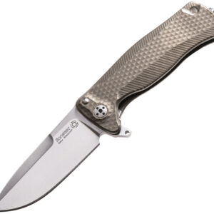 Navaja LionSTEEL SR22 Framelock Titanium Bronze SR22 B