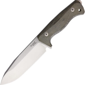 Cuchillo LionSTEEL T6 Fixed Blade Green Micarta T6 3V CVG