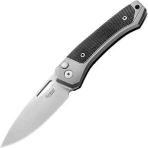 Navaja LionSTEEL Twain Button Lock Blk G10 TW GY GBK