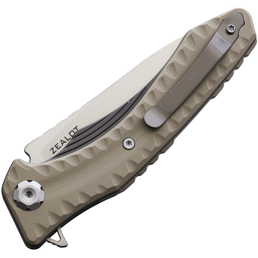 Navaja Maxace Zealot Linerlock Tan Mcz203 - Image 2