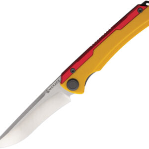 Navaja Maxace Kestrel Framelock Yellow/Red MAXMM28-1-D