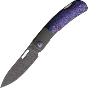Navaja Maxace Beetle 2 Lockback Damascus  MM36-1-C