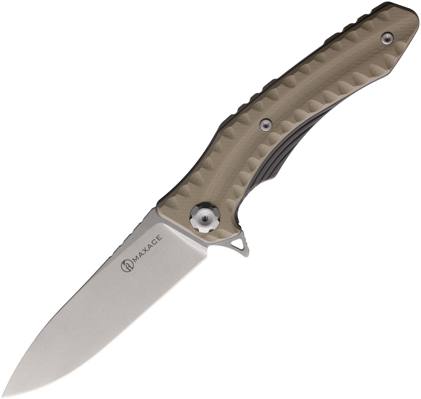 Navaja Maxace Zealot 2.0 Linerlock Brown G10 Mz206