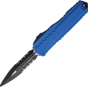 Navaja automática Microtech Auto Cypher II D/E OTF PS Blue 1242-2BL