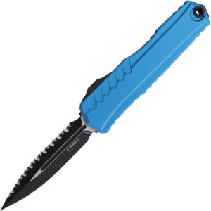 Navaja automática Microtech Auto Cypher II D/E OTF FS Blue 1242-3BL