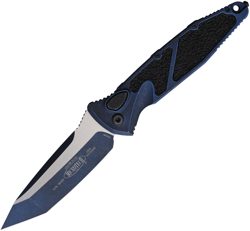 Navaja automática Microtech Auto Socom Elite Buttonlock 161A-1WBL