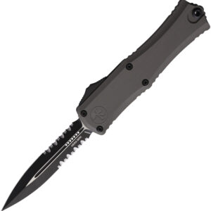 Navaja automática Microtech Auto Hera II Mini D/E OTF Gray 1702M-2NC