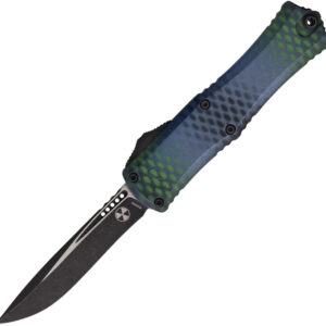 Navaja automática Microtech Auto Hera II Mini OTF Recurve 1705M-1BLX51S